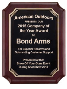 Bond Arms Award