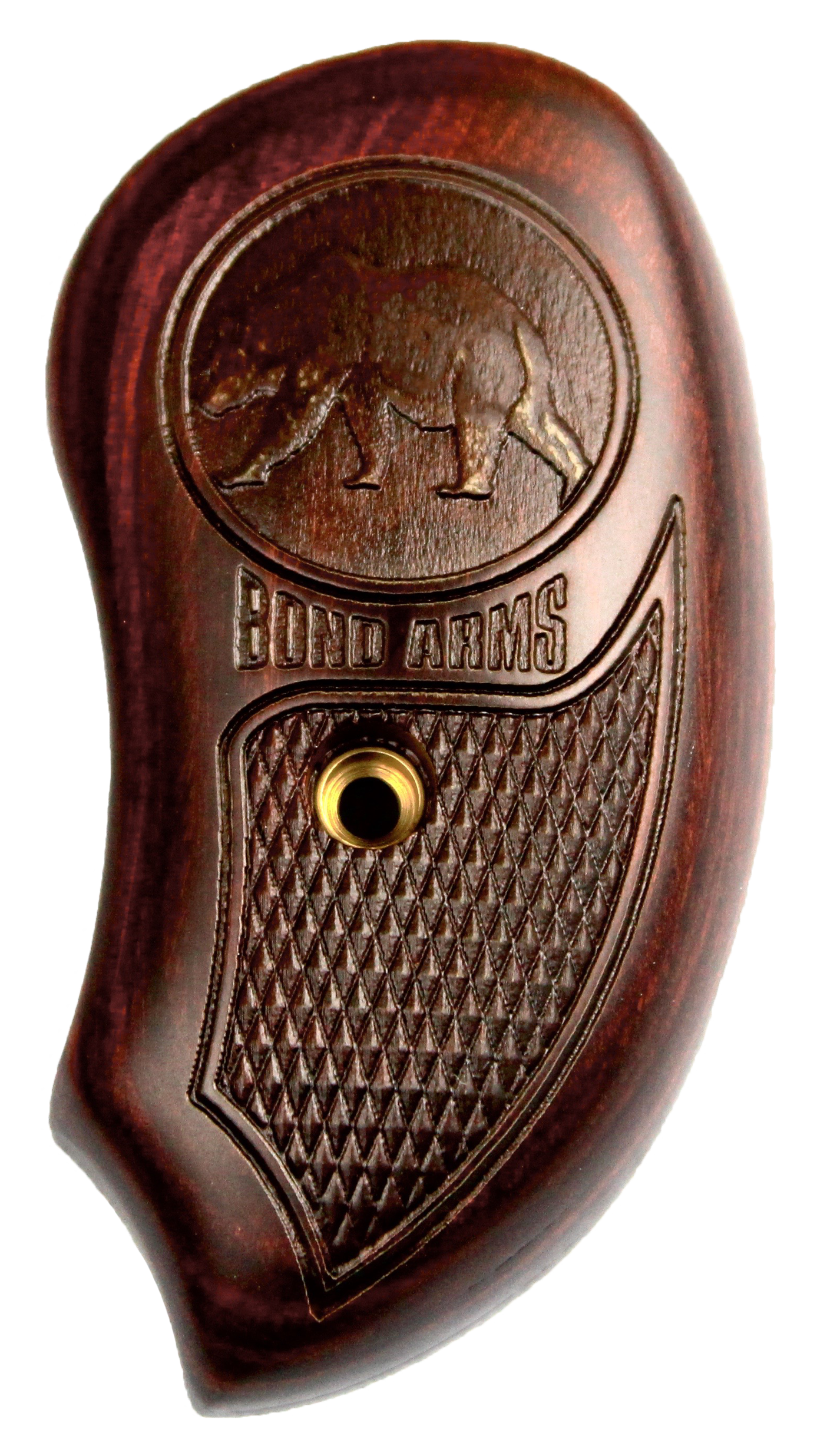 Brown Bear Extended Rosewood Grips - Bond Arms